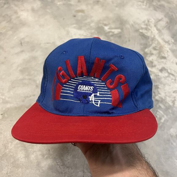 Vintage Football New York Giants Team NFL Adjustable Snapback Cap Hat 90s - Picture 1 of 7